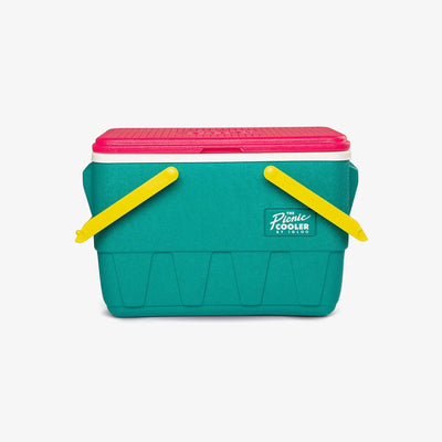 Aktie - Igloo Retro Picnic Mand Koelbox 25L - Groen/Roze || Amazon ||