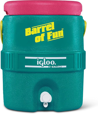Aktie - Igloo Barrel of Fun Jade 7,5L - Groen/Roze || Amazon ||